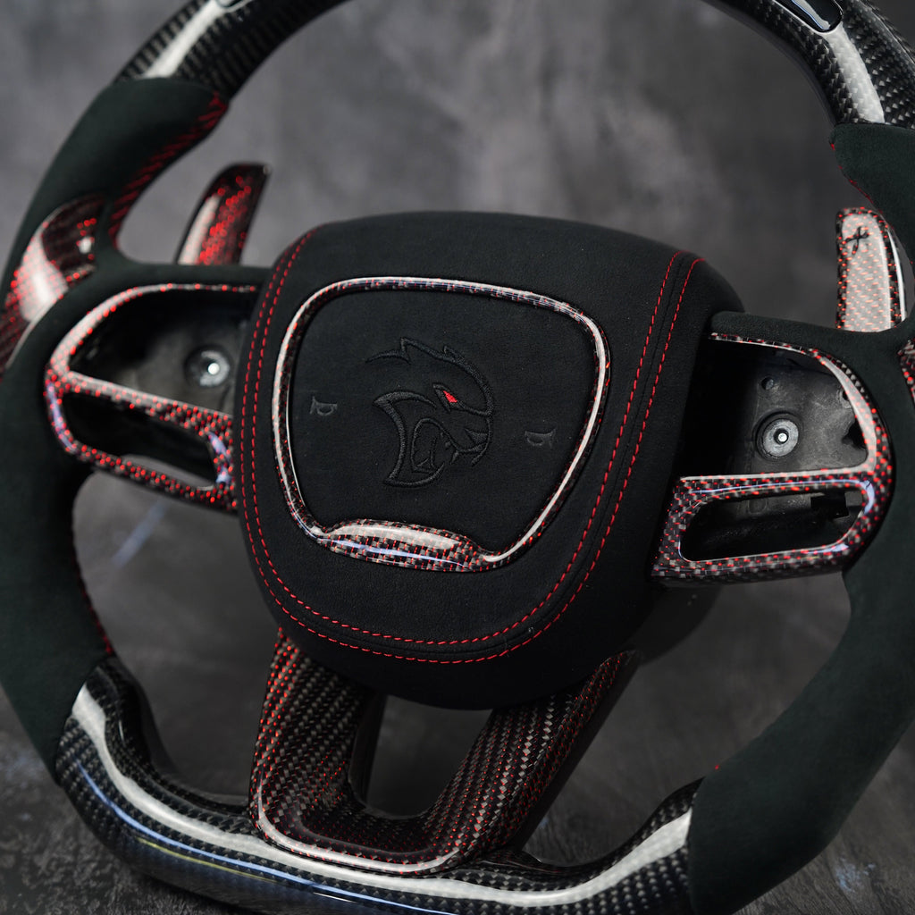 2015-2023 Dodge Charger / Challenger / Durango Custom Steering Wheel by Exclusive Steering