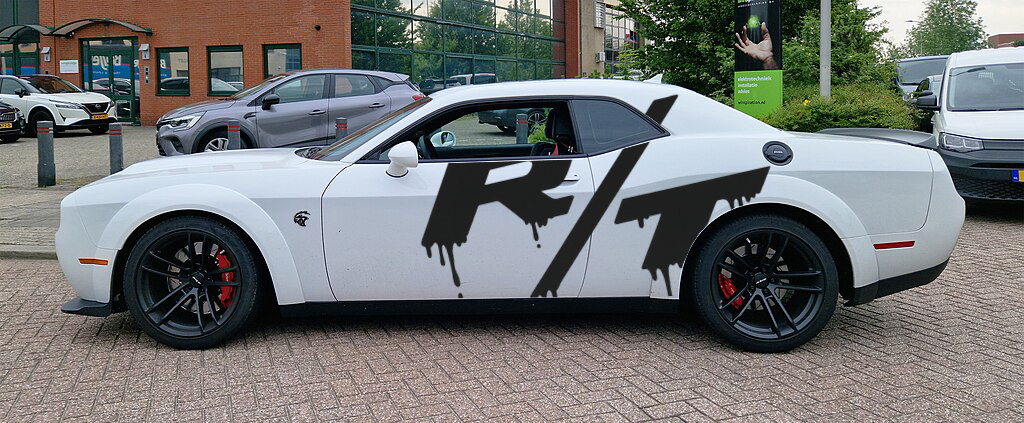 Dodge Challenger/Charger R/T Drip Style Logo Universal Decal