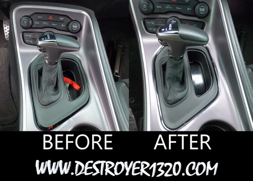 2015-2023 Dodge Challenger Steel Neutral Strap/Release Cover Plate - Laser Cut, Painted, Authentic