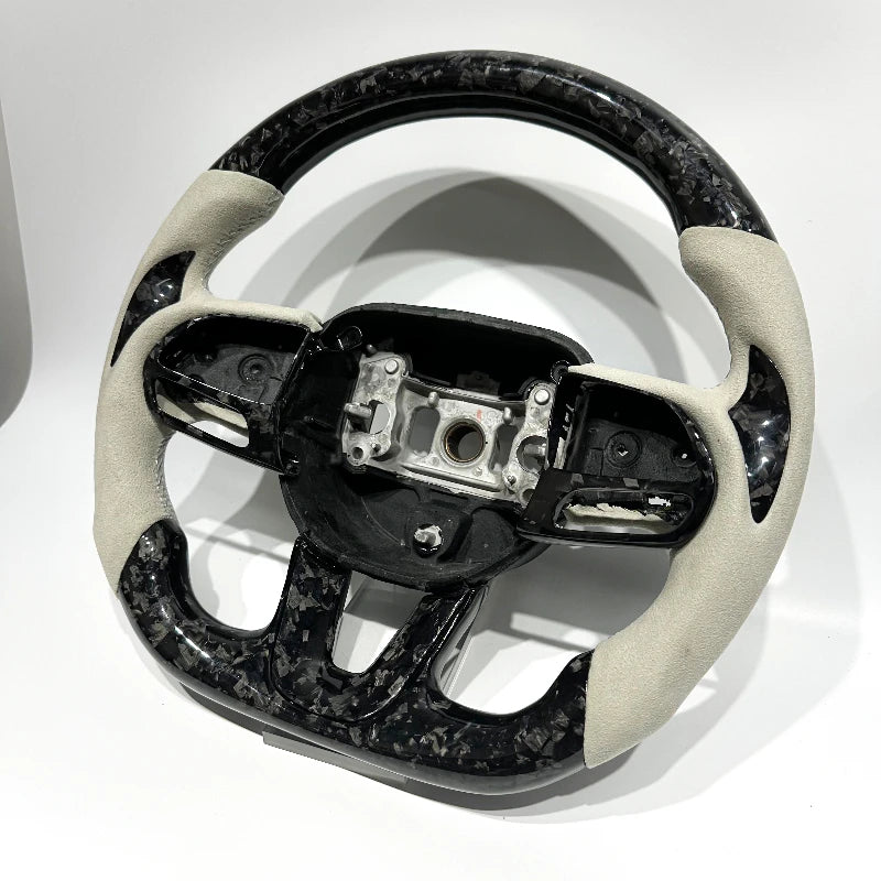 Forged Carbon Fiber Steering Wheel High-Quality D0dge Challenger Durango 300 Charger RT SRT Hellcat Compatible