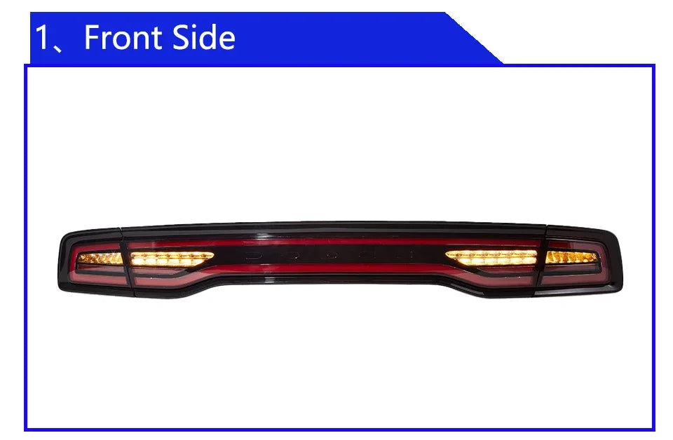 Car Taillights Assembly For Dodge Charger 2011-2014 LED Auto Back Lamps Upgrade Dynamic Flashing Signal Light Tools Accessories