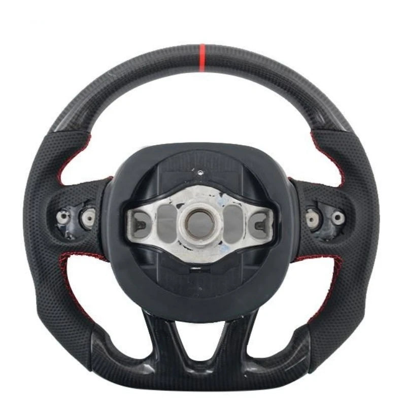 For Dodge Challenger Charger HELLCAT 2015 2016 2017 2018 2019 2020 2021 2022 Real Carbon Fiber Steering Wheel