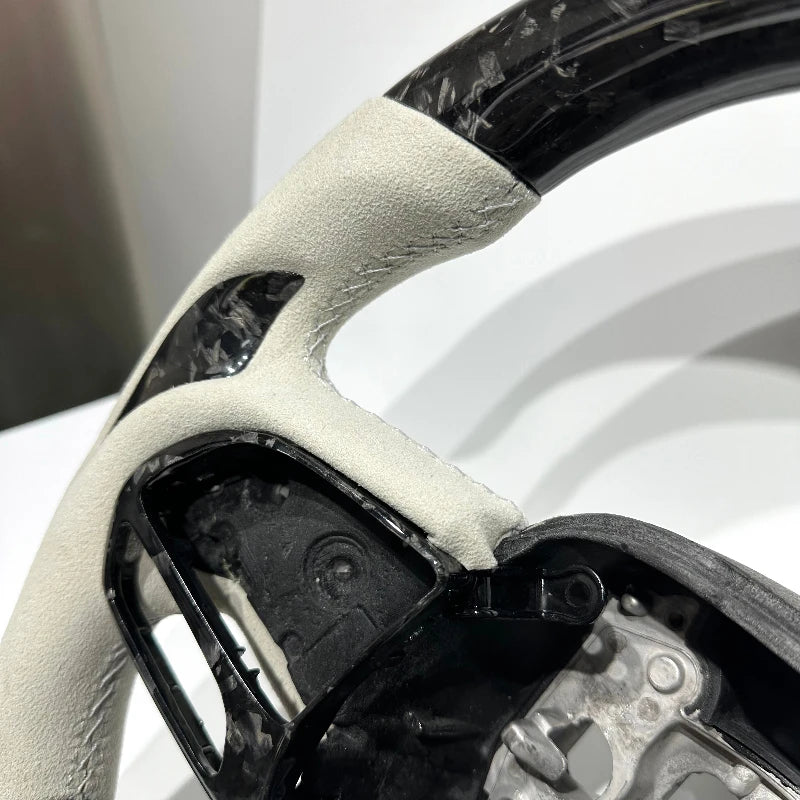 Forged Carbon Fiber Steering Wheel High-Quality D0dge Challenger Durango 300 Charger RT SRT Hellcat Compatible