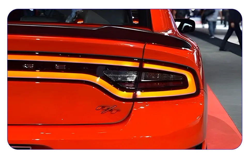 Car Taillights Assembly For Dodge Charger 2011-2014 LED Auto Back Lamps Upgrade Dynamic Flashing Signal Light Tools Accessories