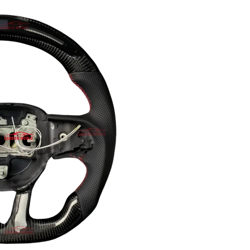 LED Factory Wholesale Steering Wheel Carbon Fiber Car Steering Wheel Suitable for Dodge Charger Steering Wheel 2014-2019