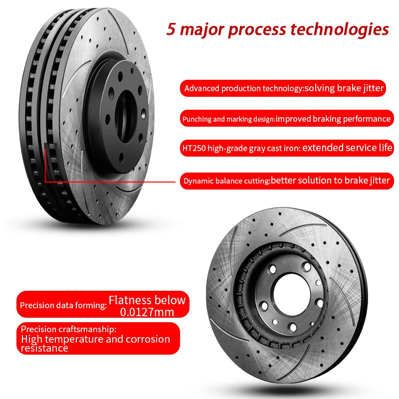 High-quality Resolve brake shaking car Brake Discs For Dodge Charger SRT8 Coronet D Series D2 Dakota Dart Daytona Diplomat