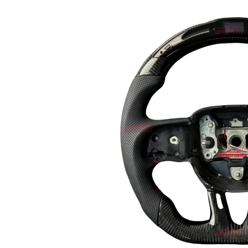 LED Factory Wholesale Steering Wheel Carbon Fiber Car Steering Wheel Suitable for Dodge Charger Steering Wheel 2014-2019