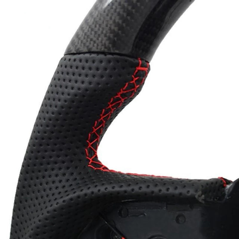 For Dodge Challenger Charger HELLCAT 2015 2016 2017 2018 2019 2020 2021 2022 Real Carbon Fiber Steering Wheel
