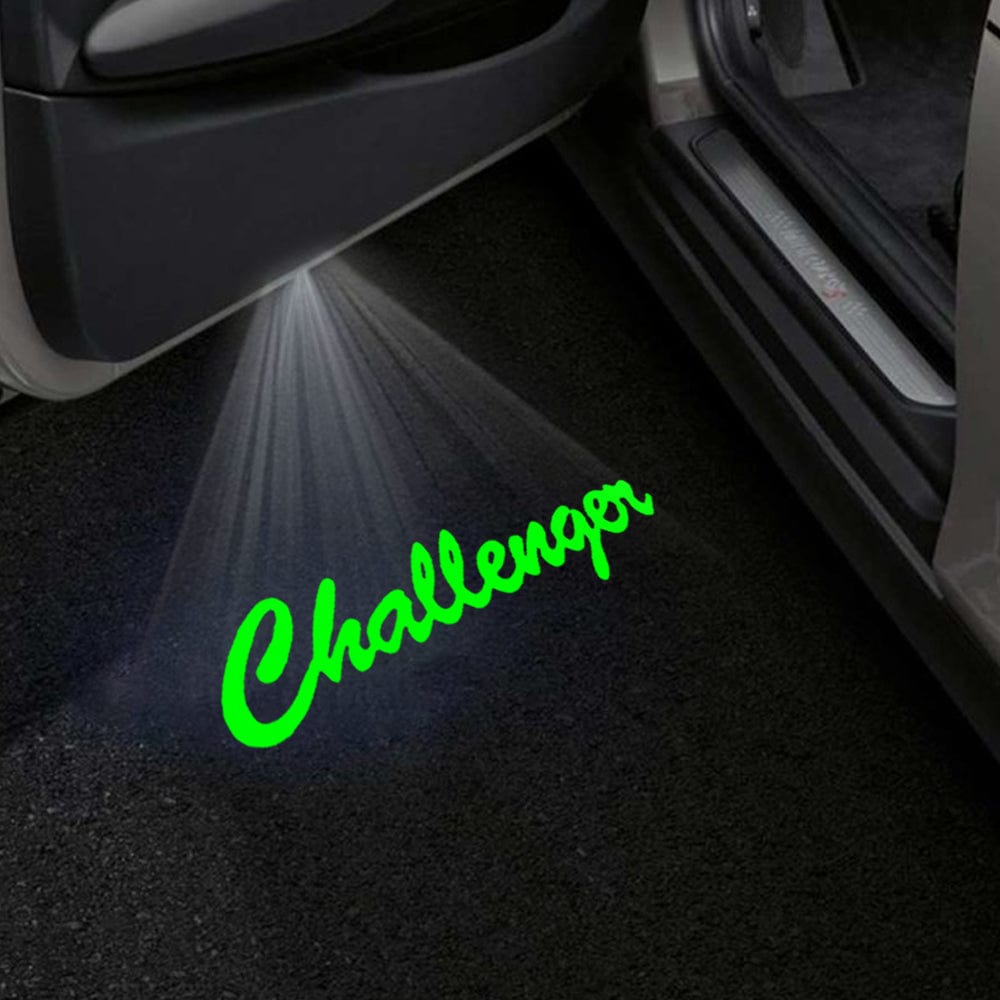 Dodge Challenger 3rd Gen Premium Door Puddle Lights Multiple Designs 2008-2023